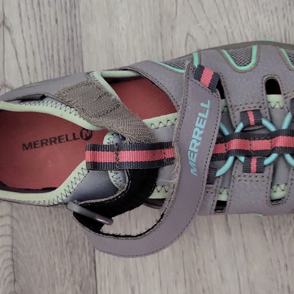 🛍Merrell Hyrdo H20 Womens 5M Hiking Sandal Leather Waterproof Adustable Strap - Picture 8 of 14